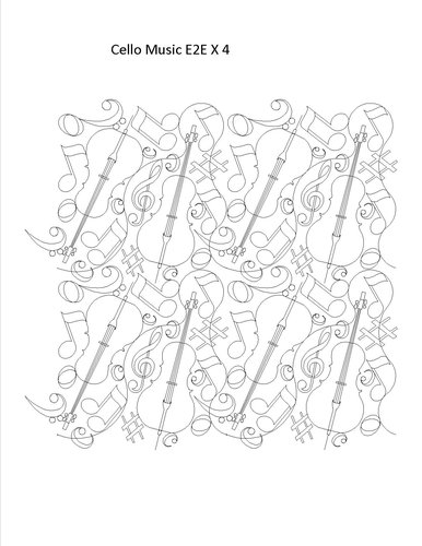 Shop | Category: Designed by Nancy Haacke | Product: Cello Music E2E