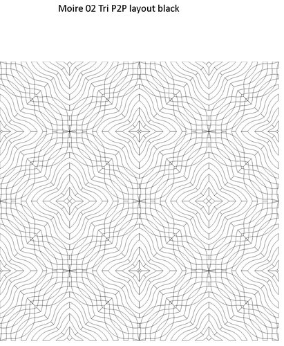 Shop | Category: Designed by Nancy Haacke | Product: Moire 02 Tri P2P